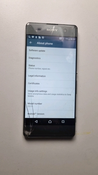 Sony  Xperia XA F3111  – Graphitschwarz Smartphone