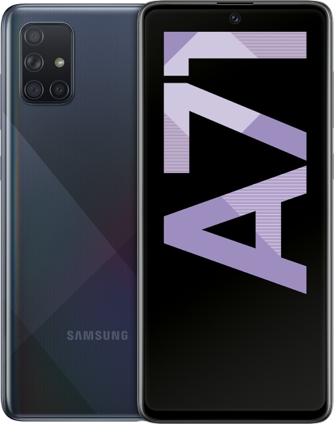 Samsung Galaxy A71 Smartphone 6.7 Zoll 128 GB Dual SIM Schwarz „gebraucht“