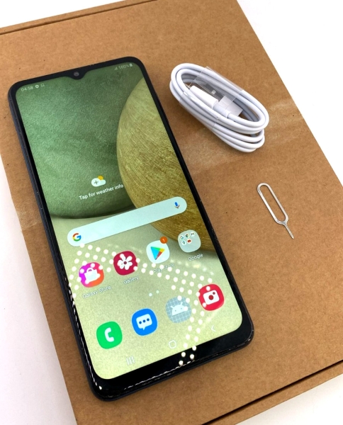 Samsung Galaxy A12 blau entsperrt 64GB 6,5″ 48MP Quad Kamera Android/Smartphone B