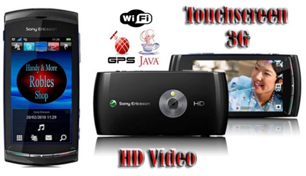 Sony Ericsson Vivaz U5i Black (SIM-Lock Free) Smartphone WLAN 3G GPS 8,1MP BLITZ