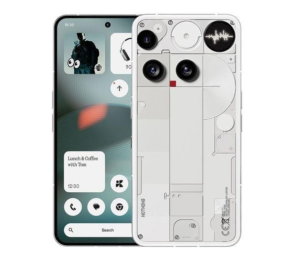 Nothing Phone 3 6,77″ Smartphone entsperrt 16GB Ram 512GB 120Hz weiß