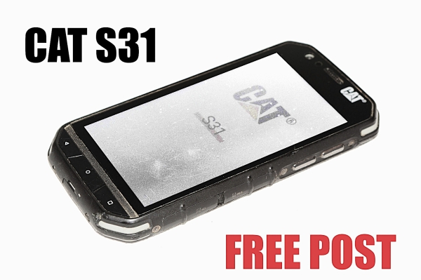 CAT S31 – 16 GB – Smartphone schwarz (entsperrt) SEHR LANGLEBIG PORTOFREI