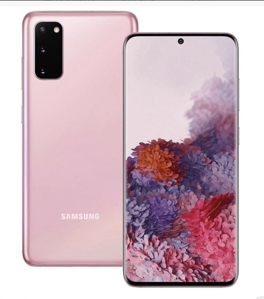 Samsung Galaxy S20 5G – 128GB Cloud Pink – entsperrt/Dual SIM – Smartphone