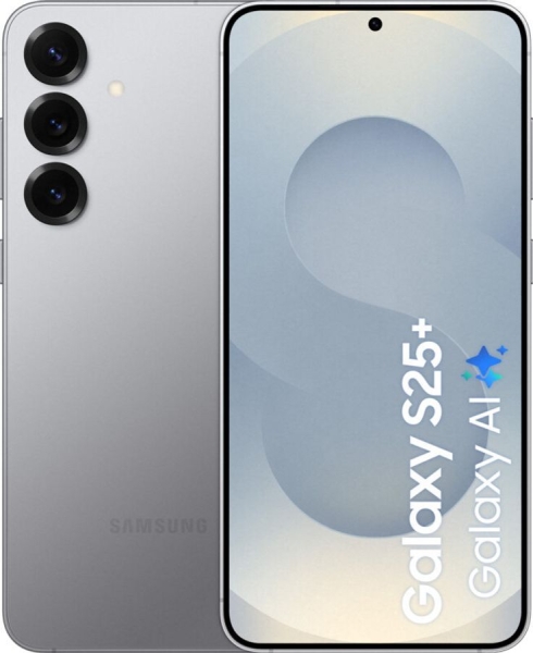Samsung SM-S936B Galaxy S25+ 256 GB Silver Shadow Dual-SIM Android Smartphone