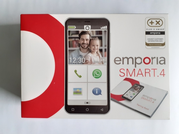 Smartphone emporia SMART.4 Android u.a. mit NFC und CASE,