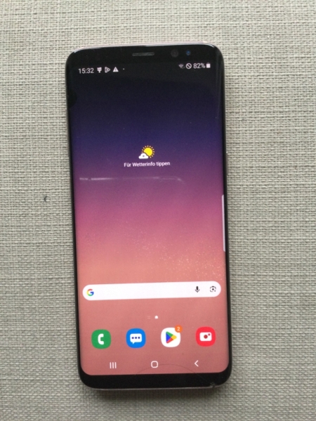 Smartphone Samsung Galaxy S8 Rose Pink G950, kleinere Glasschäden