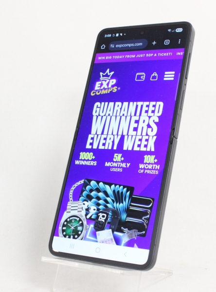 Samsung Galaxy Z Flip7 256GB Smartphone – Jet Black – BH 100% (B)