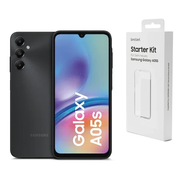 Samsung Galaxy A05s 4GB/64GB Black Smartphone SM-A057 + Starterkit ✅ Händler