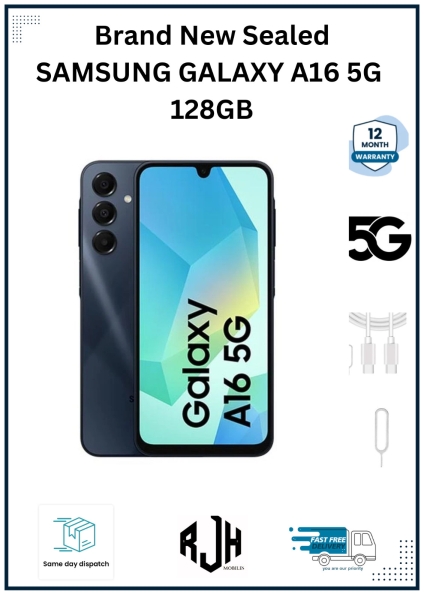 Samsung Galaxy A16 5G 128GB 2025 entsperrt Android Smartphone brandneu UK Verkäufer