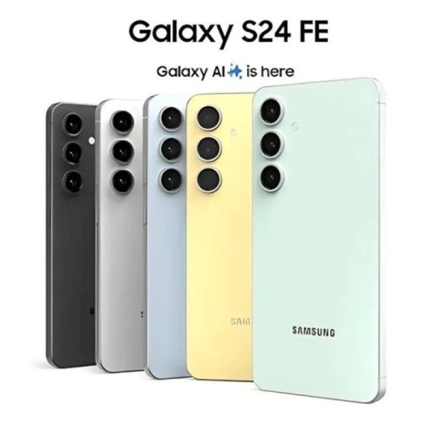 Neu Samsung Galaxy S24 FE 5G 128GB Entsperren Smartphone Schwarz Brandneu Zustand