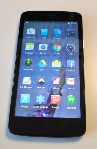 Silber ZTE Blade C370 NOVU Android Smartphone Handy SIM Locked To NOS Portugal