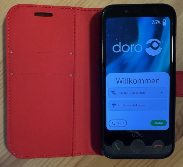 Senioren Smartphone Doro Aurora A10 64GB Dual SIM Android neuwertig