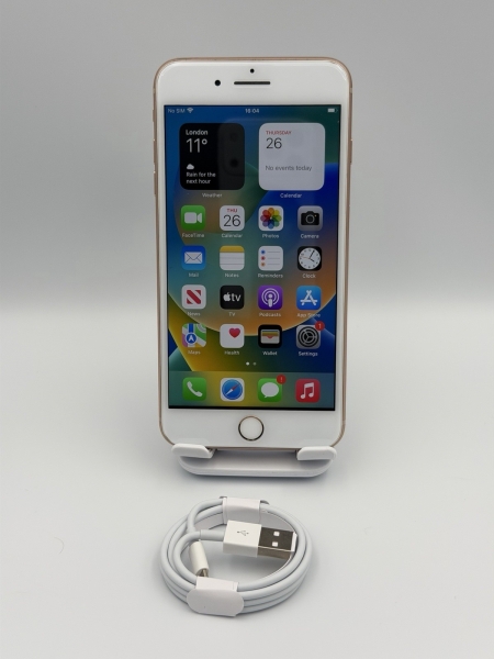 Apple iPhone 8 Plus 64GB entsperrt – voll funktionsfähig – Rückseite gesprungen – 79% Akku