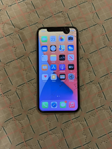 Apple iPhone X – 64GB – Silber (Entsperrt) – IOS 14 – DEFEKT – LESEN 👇