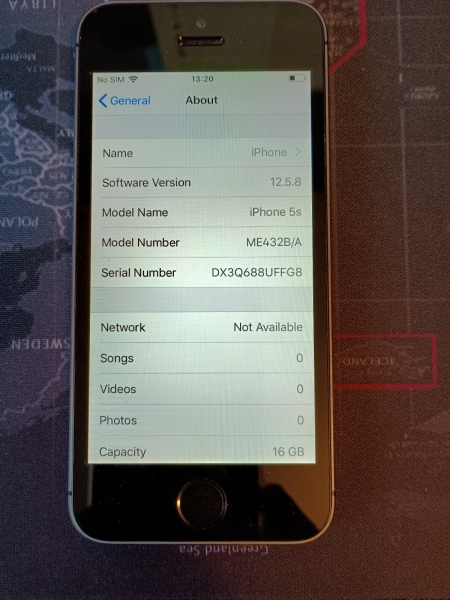 Apple iPhone 5S 16GB entsperrt GSM Smartphone – Space Grau