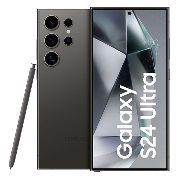Samsung Galaxy S24 Ultra 256GB Titanium Black S928B Dual-SIM Android Smartphone