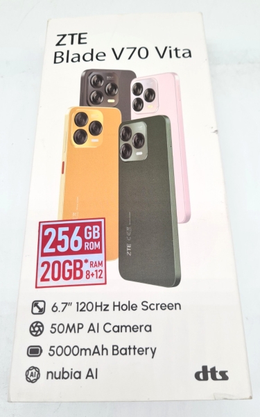 ZTE Blade V70 Vita Smartphone 6,7″ Display Dual Sim entsperrt 20 + 256GB – Grün
