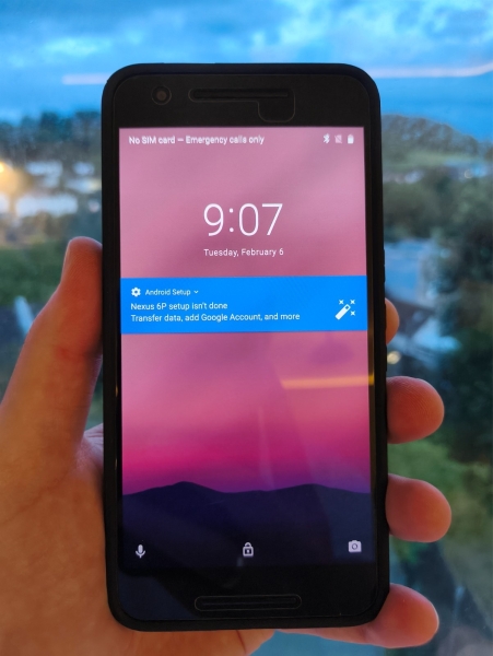 Google Nexus 6P – 64 GB – Smartphone graphitfarben (entsperrt)