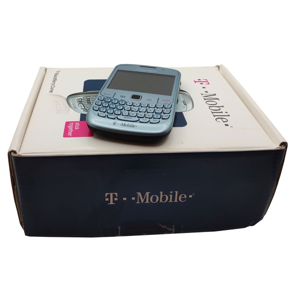 BlackBerry Curve 8520 2G Single Sim Frost Blue QWERTY OEM Fabrik entsperrt