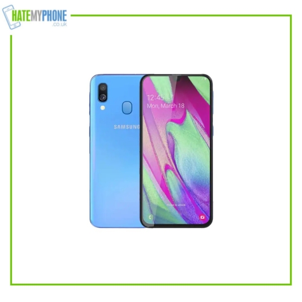 Samsung Galaxy A40 blau entsperrt 64GB 5,9″ 16MP Dual-Sim Android Smartphone