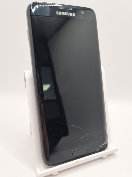 Samsung Galaxy S7 Edge schwarz 5,5″ Android Smartphone gesprungen defekt #B