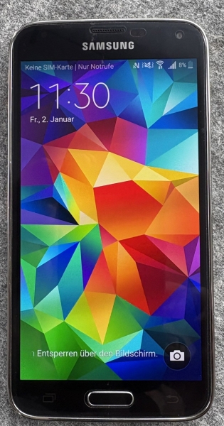 Samsung  Galaxy S5 SM-G900F – 16GB – Charcoal Black (T-Mobile) Smartphone