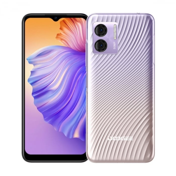 Doogee N50 6,52″ 8GB+7GB 128GB Android 13 4200mAh Smartphone – FAIRY PINK