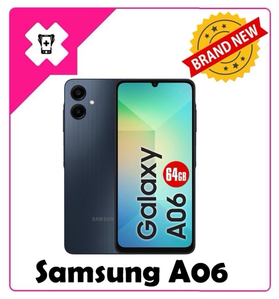 Samsung Galaxy A06 schwarz 64GB, 4G, Dual-SIM, entsperrt Smartphone, UK