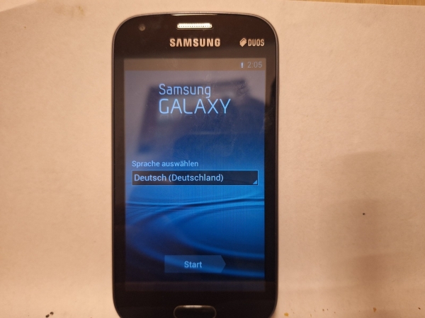 Handy Samsung Galaxy S duo  S7562 schwarz (Ohne Simlock) Smartphone dualsim