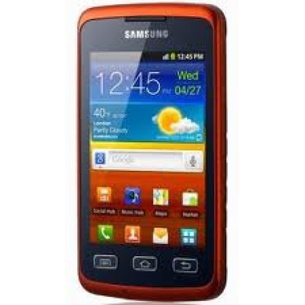 Samsung  Galaxy Xcover GT-S5690 – Schwarz/Orange (T-Mobile) Smartphone