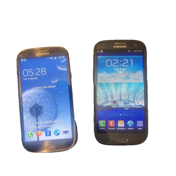 2x Samsung Galaxy S III GT-I9300 – 16GB – Pebble Blue (entsperrt) Smartphone