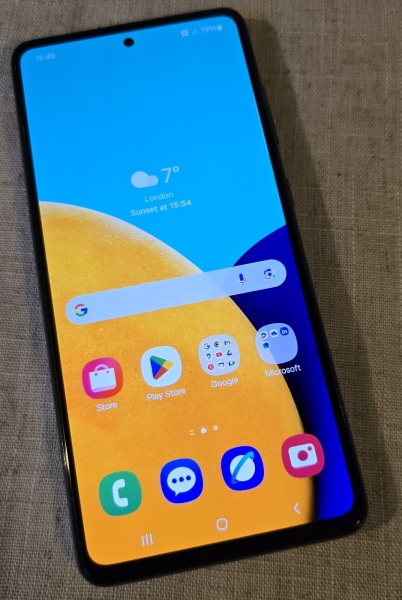 Samsung Galaxy A52 Android Smartphone / 128GB Speicher / Schwarz – Entsperrt & Funktioniert