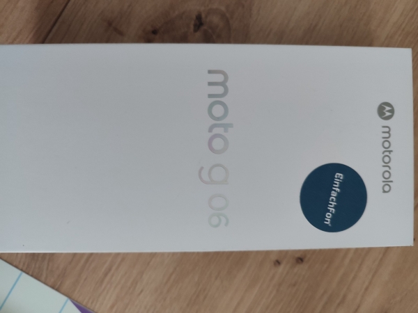 EinfachFon Seniorenhandy Smartphone auf Basis vom Motorola Moto G06 [Blau]