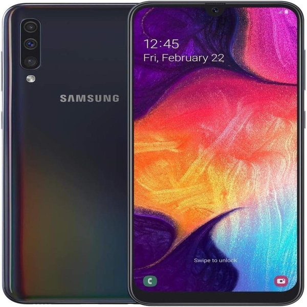 Samsung Galaxy A50 6,4″ 4GB 128GB Dual Sim Schwarz 4000mAh Batterie Smartphone