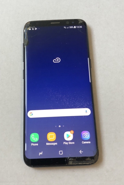 Samsung Galaxy S8 64GB – Schwarz – Entsperrt – Beschädigt