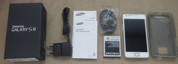 Samsung  Galaxy S2 GT-I9100 – Weiss (Ohne Simlock) Smartphone