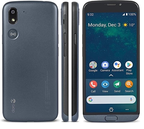 Doro 8050 schwarz – Android Smartphone guter Zustand Mobilteil entsperrt ohne Cr