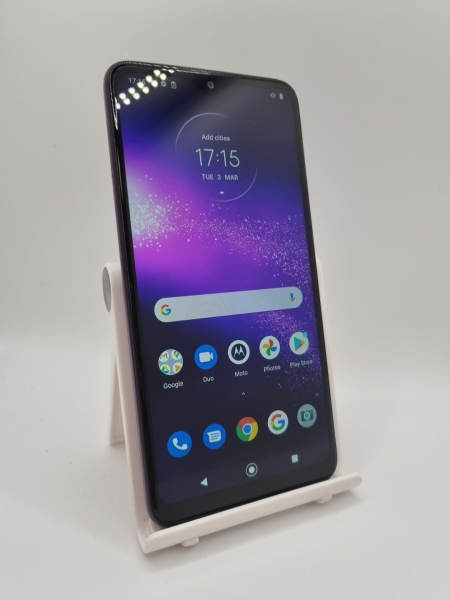 Motorola One Macro lila entsperrt 64GB 6,2″ 13MP Android Smartphone