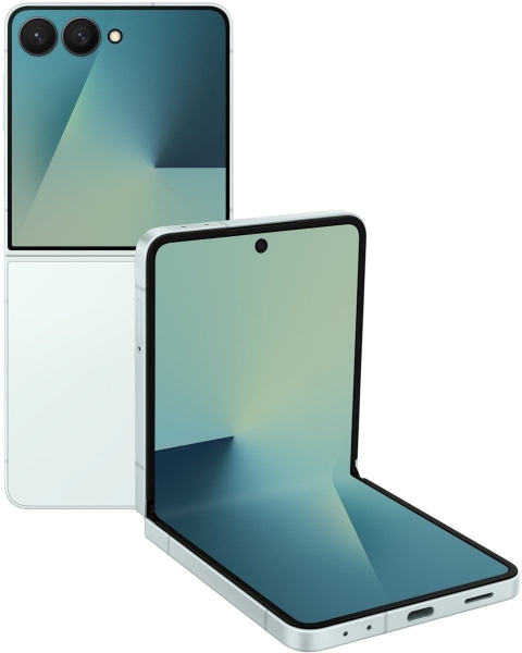 SAMSUNG Galaxy Z Flip7 5G 256GB Mint – Hervorragend – Smartphone