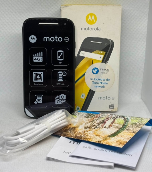 Motorola Moto E (XT-1524) 2. Gen 4G Smartphone – Tesco Mobile