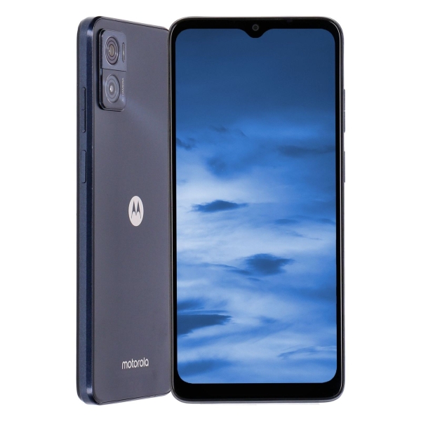 Motorola moto e22 Dual-SIM 64GB Astro Black Android Smartphone gut