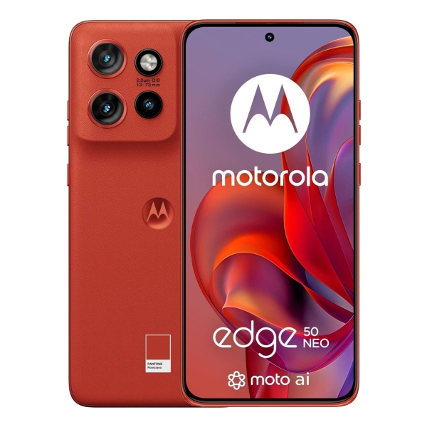 Motorola Edge 50 Neo 5G Smartphone  256GB PANTONE Poinciana Rot „Gratis Versand“