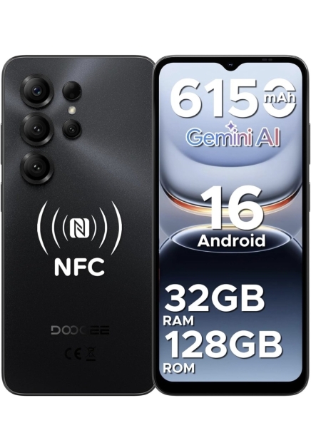 DOOGEE Note 56X Pro Handys, neuestes Android 16 Smartphone mit Gemimi AI