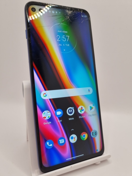 Motorola Moto G 5G Plus blau entsperrt 64GB 6,7″ Android Smartphone gesprungen