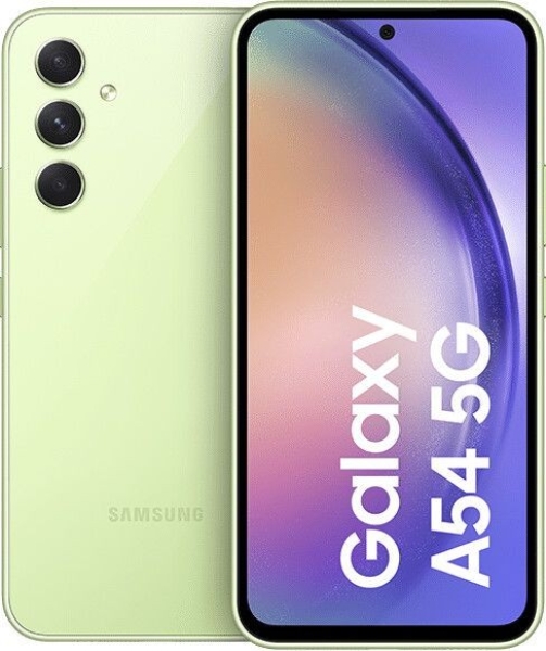 SAMSUNG Galaxy A54 5G 128GB Lime – Hervorragend – Smartphone