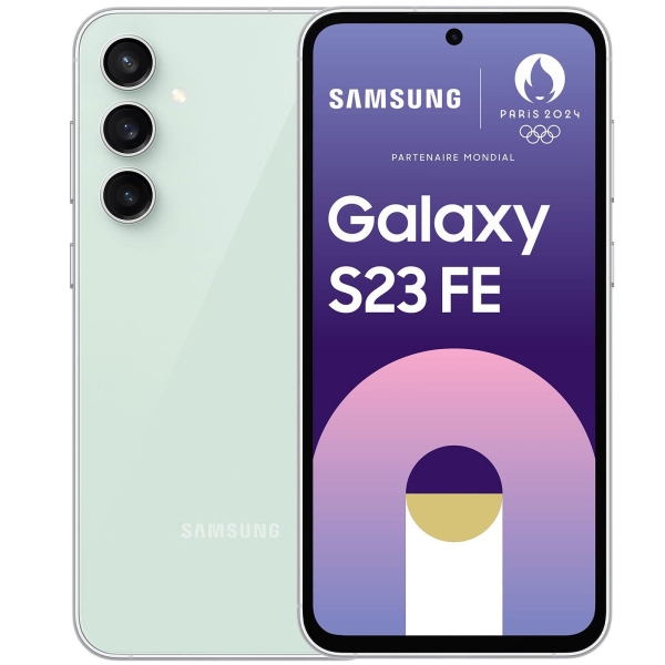 SAMSUNG Galaxy S23 FE 5G 128GB Mint – Hervorragend – Smartphone