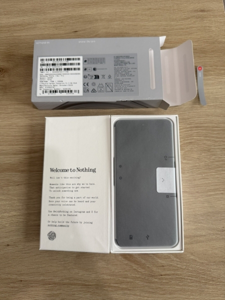 Nothing Phone (3a) 12GB+256GB 5G Google Android Smartphone UK Version Grau