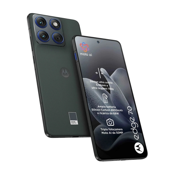 Handy Smartphone MOTOROLA Edge 70 5G 12+512GB 6,67″ Pantone Gadget Grey Grau