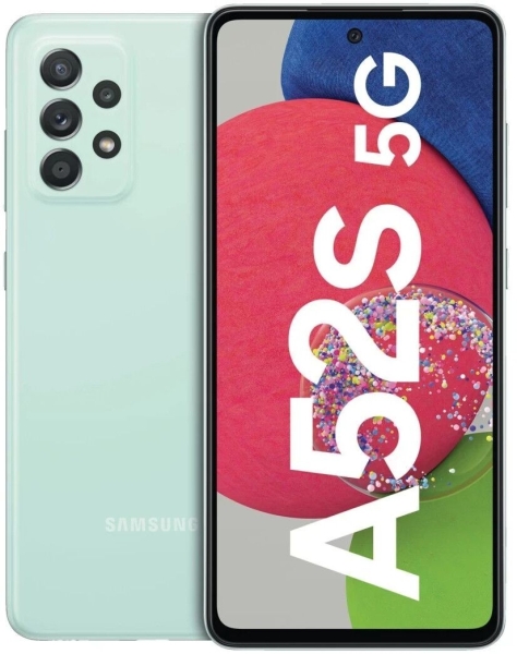 SAMSUNG Galaxy A52s 5G 128GB Grün – Hervorragend – Smartphone