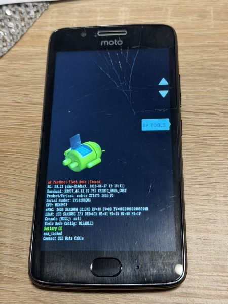 Motorola Moto G5 XT1675 16GB – grau Android Smartphone